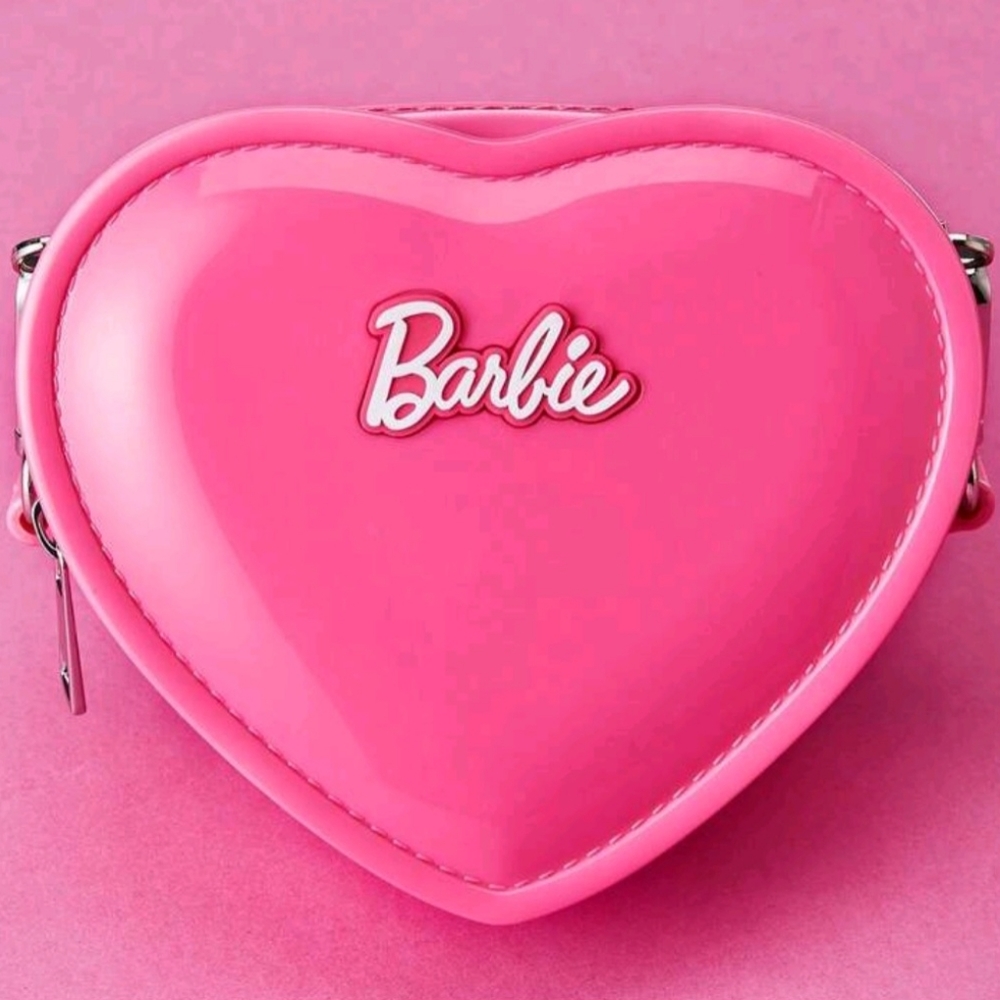 Barbie × Miniso Barbie Series Small Jelly Heart Bag With Detachable Strap - Picture 8 of 15
